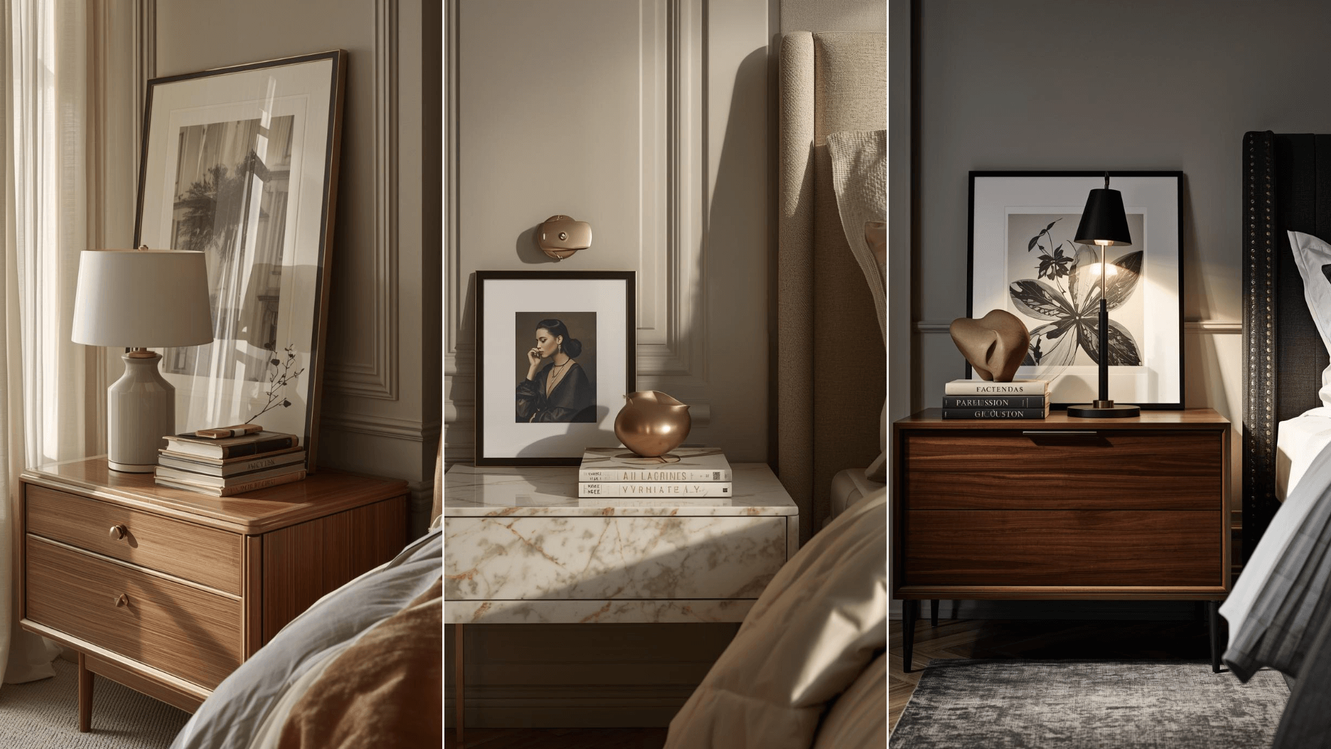 How to Decorate a Nightstand: 18 Chic Nightstand Decor Ideas – Elirian
