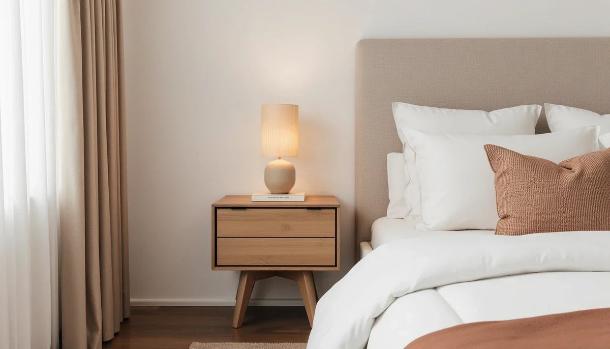26 Small Bedside Table Ideas for Every Bedroom Style - Elirian