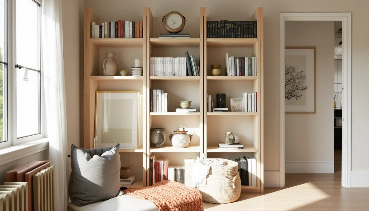28 Small Bookcase Ideas for Every Room, Reading Nook, and Office - Elirian