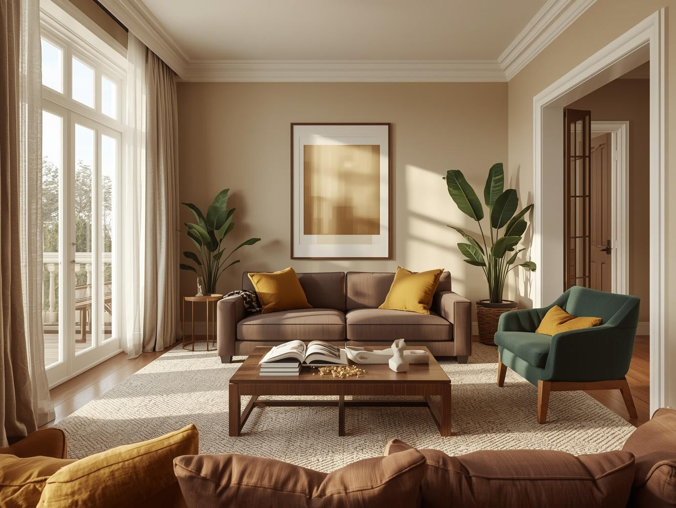 color theory for interior design balanced living room