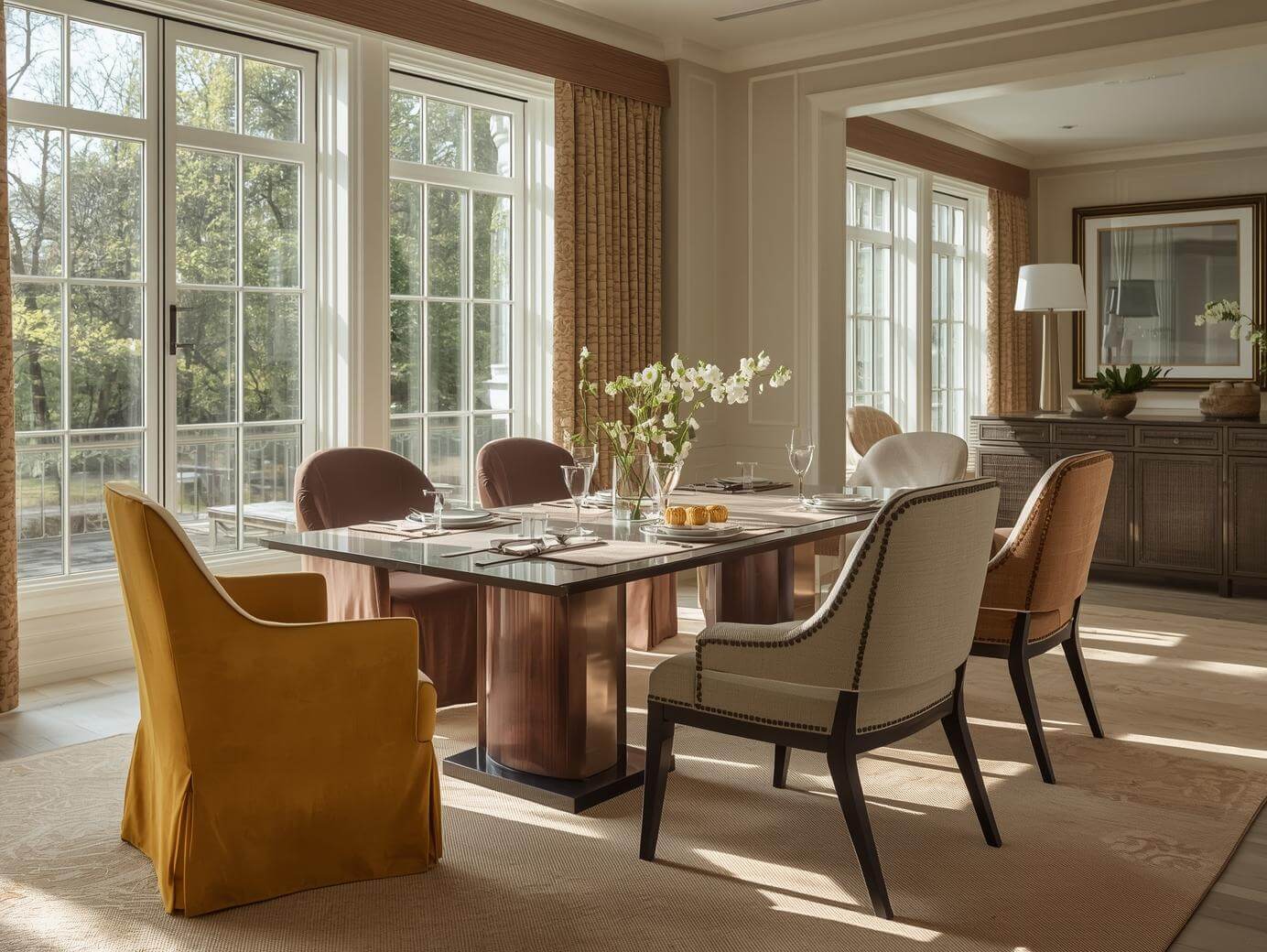 dining chair fabric ideas