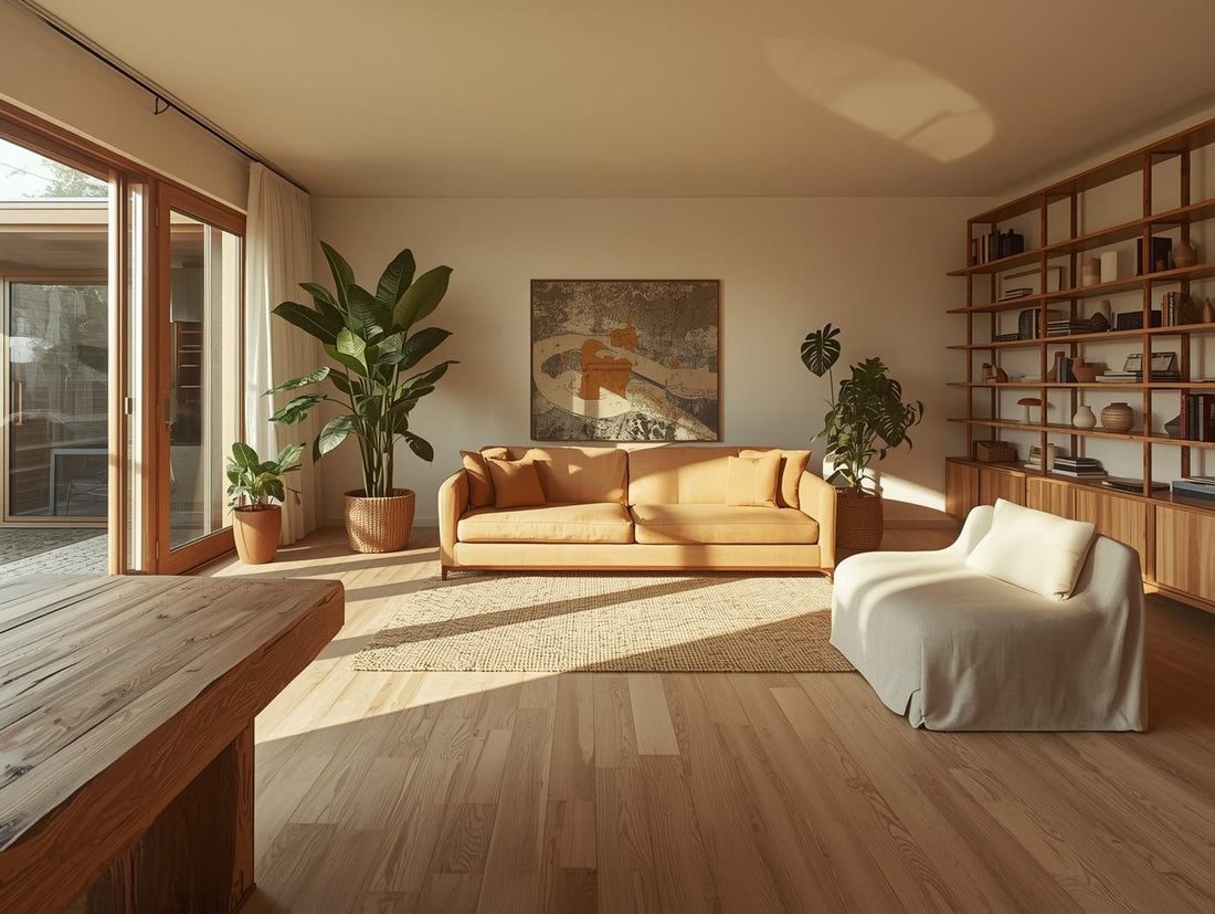 eco friendly interior design living room hero