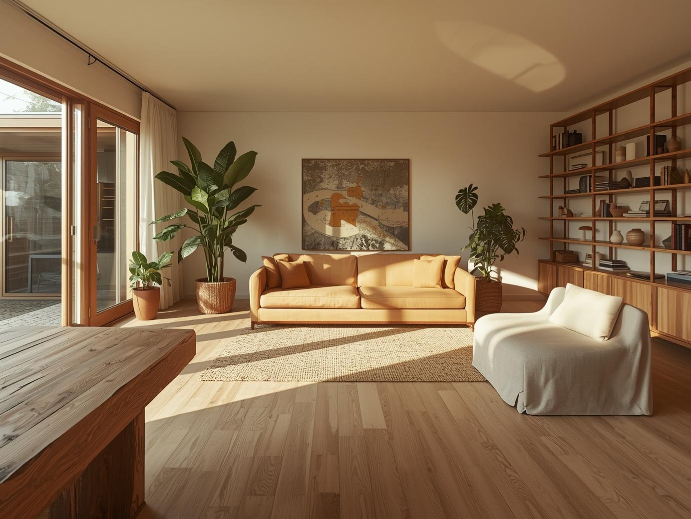 eco friendly interior design living room hero