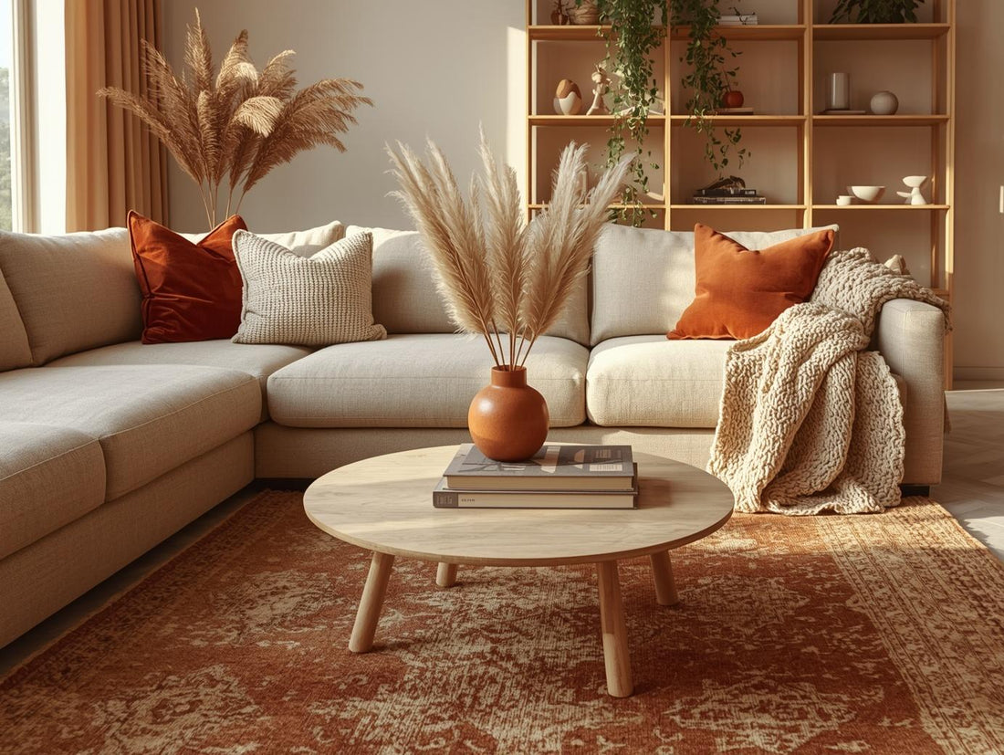 how to layer textures and fabrics at home living room hero