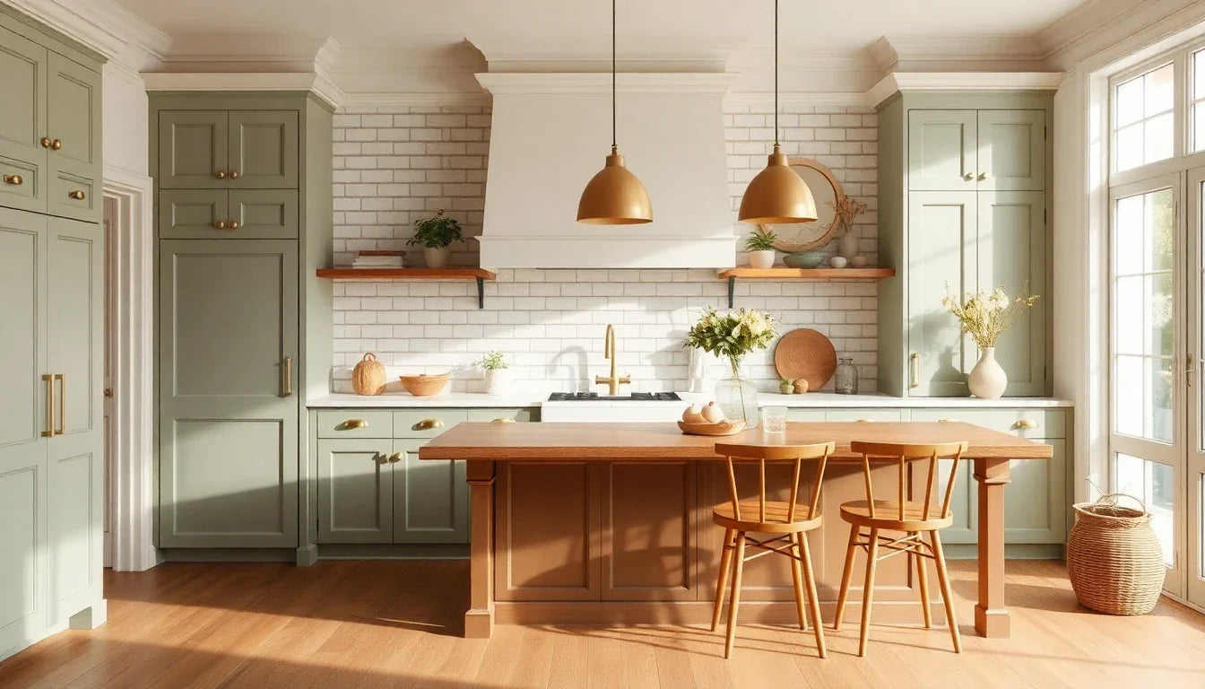 The Jaclyn Smith Kitchen Cabinet Color Guide for a Warmer Home - Elirian