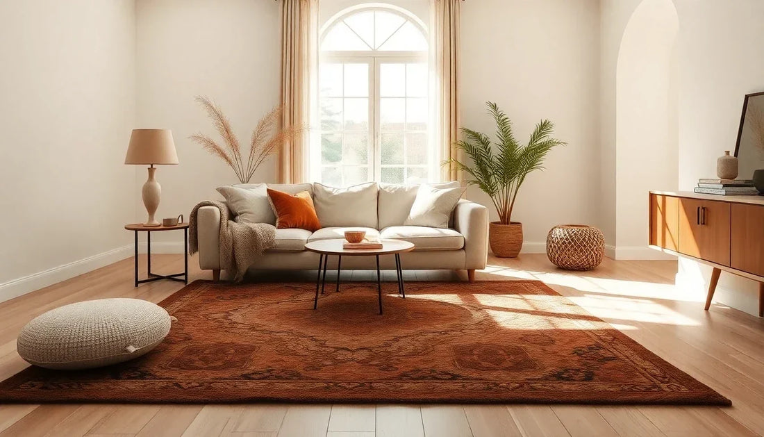 28 Brown Color Rugs Ideas to Warm Up Every Room in Your Home - Elirian