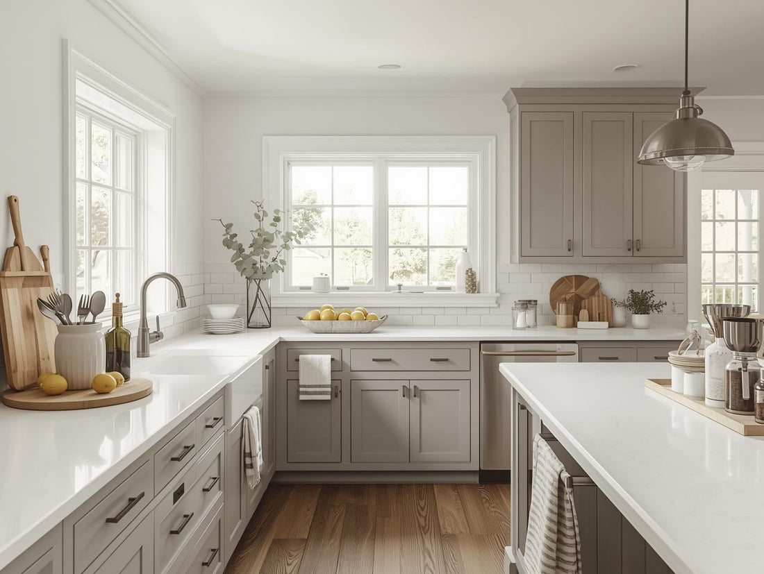 modern full kitchen counter decoration ideas