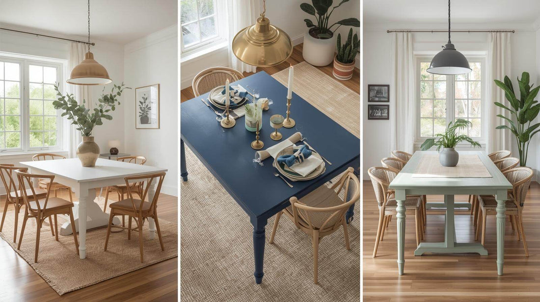 painted dining room table ideas hero image