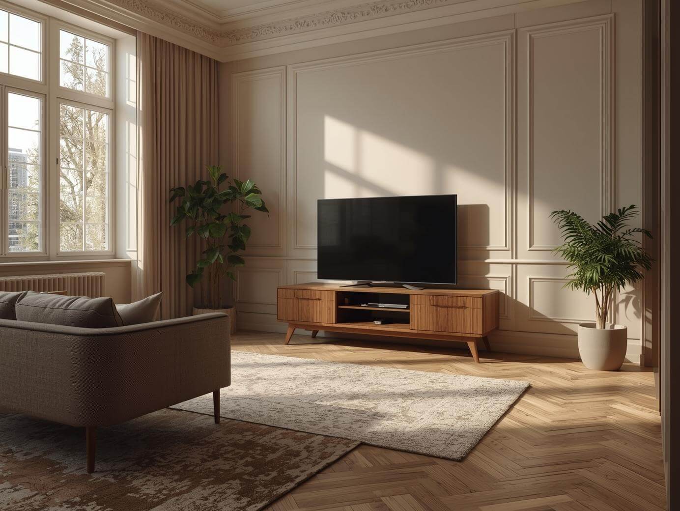 tv stand size guide living room