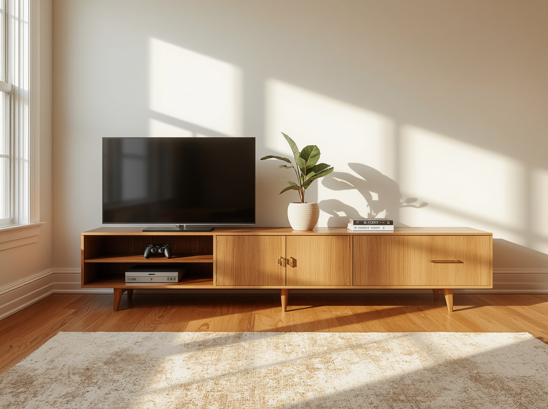 tv stand vs media console comparison living room