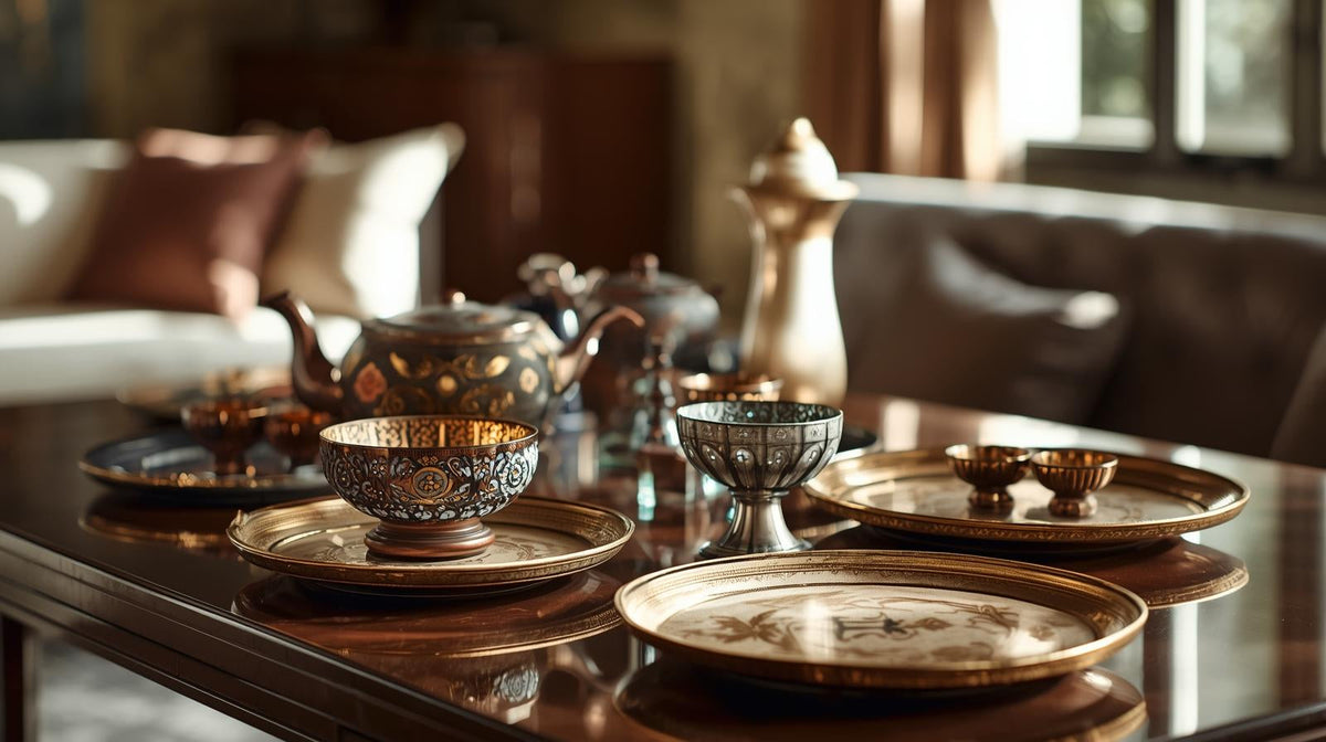 Decorative Trays & Bowls - Ceramic, Stone & Metal Accents | Elirian