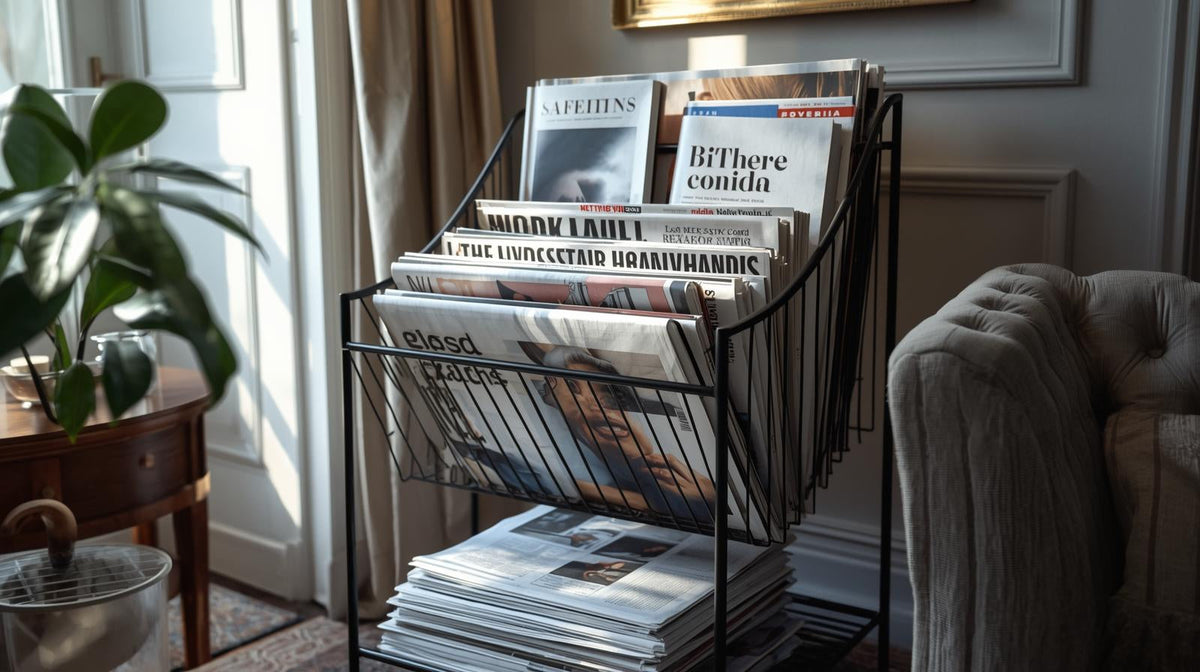 Magazine Racks - Stylish & Functional Holders | Elirian