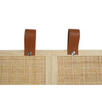 Natural Rattan Wall-Mounted Headboard Panel, 70" Double Panel