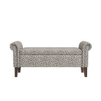 Conrad Floral Storage Ottoman Bench - Elirian