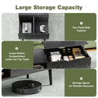 Black Lift Top Coffee Table with Hidden Storage - Elirian