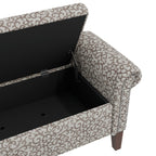Conrad Floral Storage Ottoman Bench - Elirian