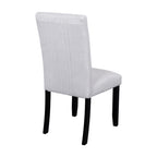 5-Piece Round Dining Set with Upholstered Chairs, 43-Inch Table - Elirian