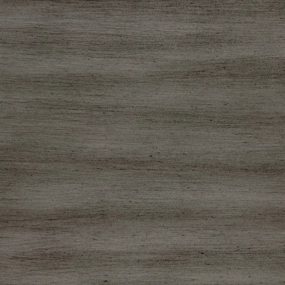 Gray Marble Top Nightstand with 3 Drawers and Carved Wood Details