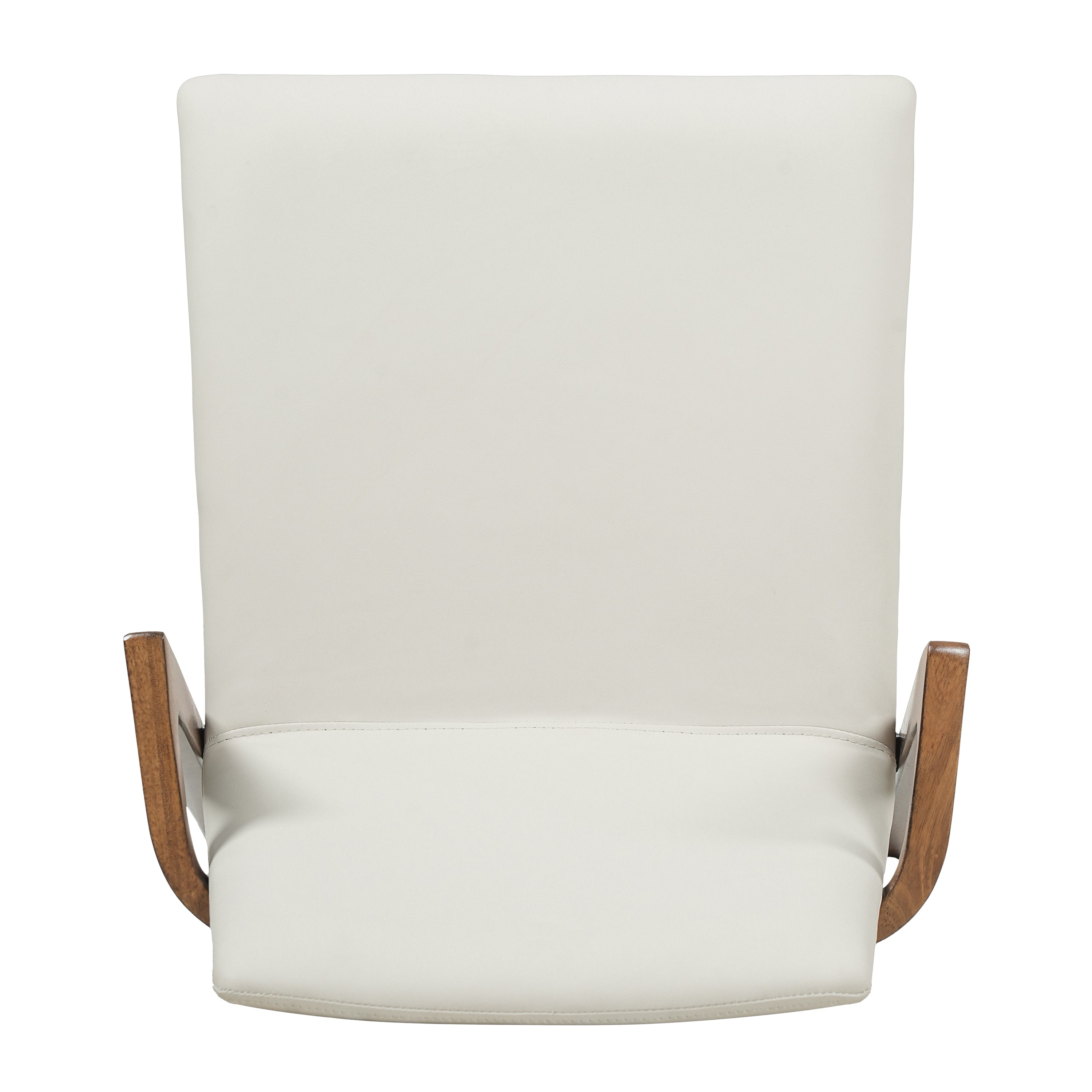 Mid-Century Modern Dining Armchairs, Beige & Walnut (Set of 2) - Elirian