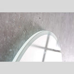 26" Round LED Acrylic Frame Dimmable Anti-Fog Bathroom Mirror
