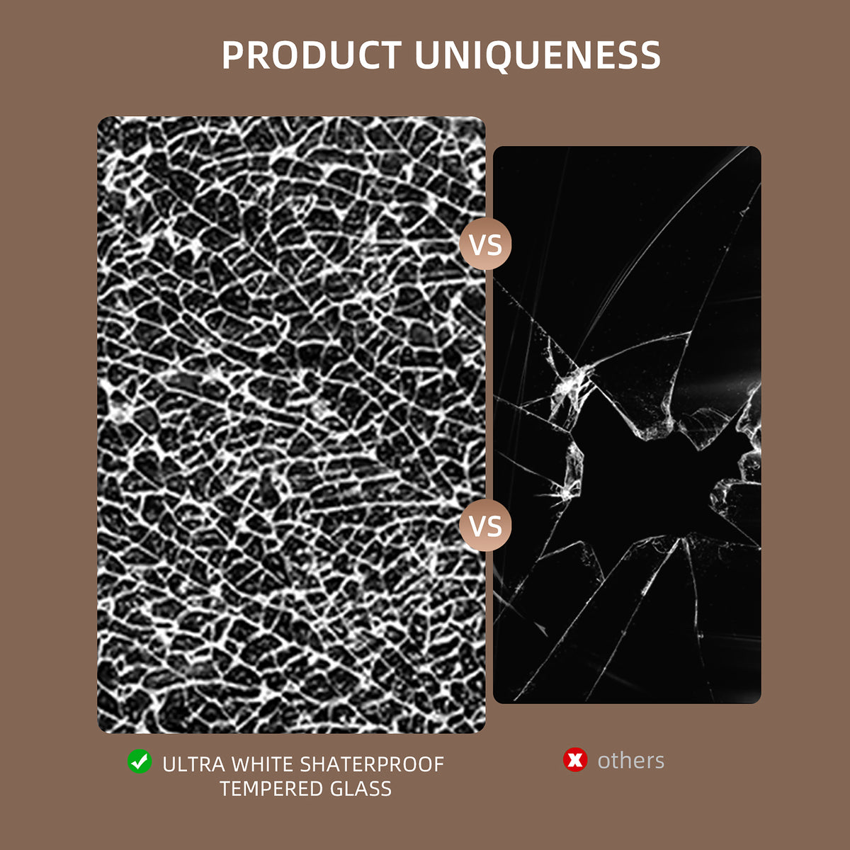 White tempered glass display cabinet comparison shatterproof durability Elirian