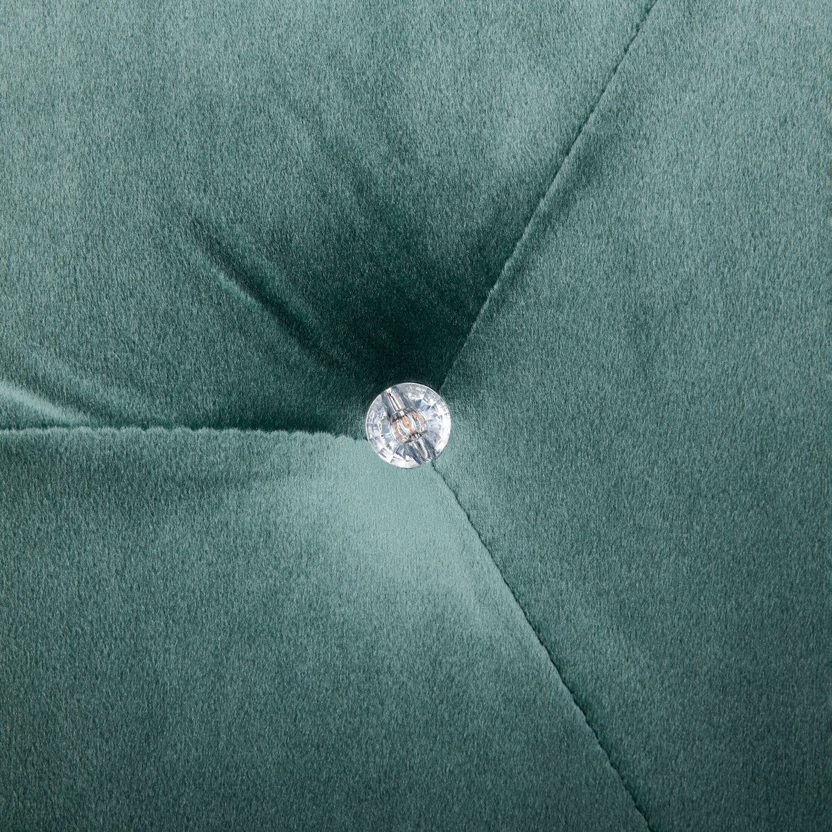 Velvet Diamond Tufted Storage Ottoman in Green - Elirian