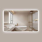 Wall-Mounted Touch Control Anti-Fog Bathroom LED Vanity Mirror