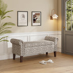 Conrad Floral Storage Ottoman Bench - Elirian