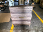 Walnut Mid-Century Shoe Cabinet with Flip-Top Drawers - Elirian