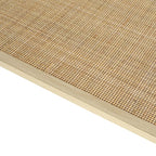 Natural Rattan Wall-Mounted Headboard Panel, 70" Double Panel