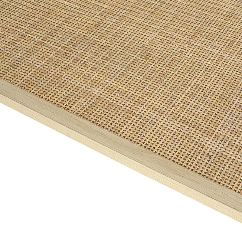 Natural Rattan Wall-Mounted Headboard Panel, 70" Double Panel