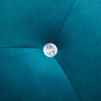 Velvet Diamond Tufted Storage Ottoman, Blue - Elirian