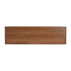 Light Walnut Sideboard with 2 Doors and 3 Drawers - Elirian
