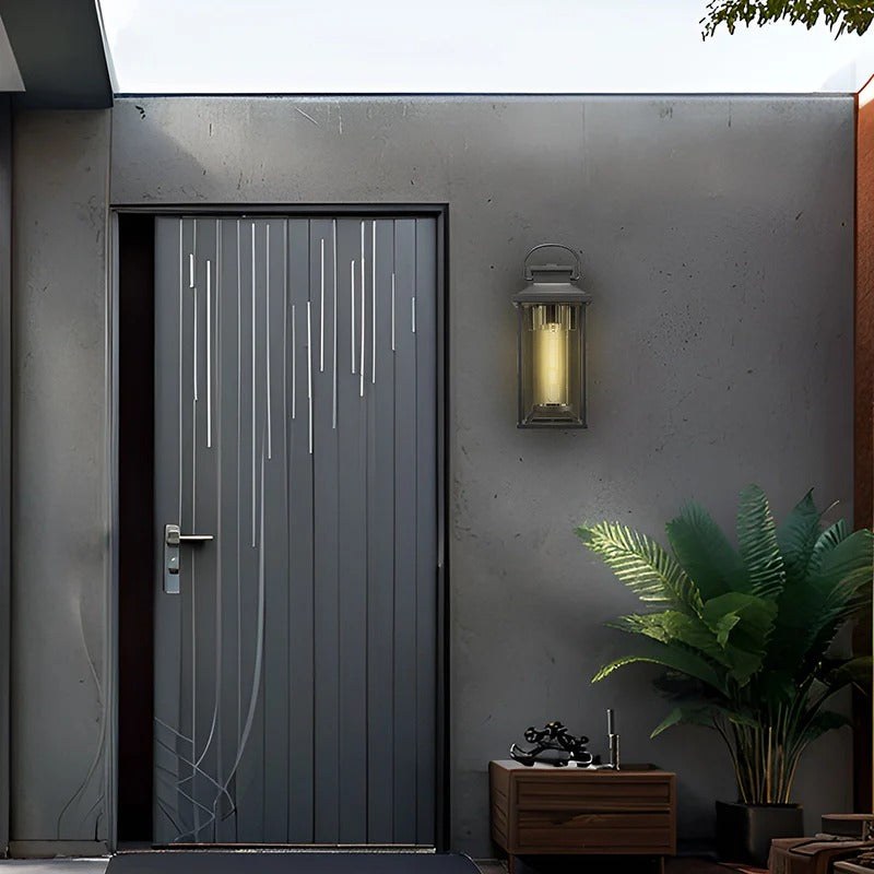 Modern Black E26 Outdoor Wall Light - Weatherproof Anti-Rust Wall Sconce