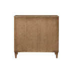 Hazelnut Solid Wood 3-Drawer Accent Chest