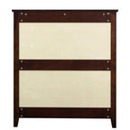 Auburn Solid Wood 6-Drawer Storage Chest with Vintage Round Handles