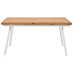 4-Piece Grey Woven Rope Outdoor Lounge Set with Acacia Wood Coffee Table