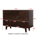 Auburn Painted Cabinet with Adjustable Shelves & Reinforced Frame