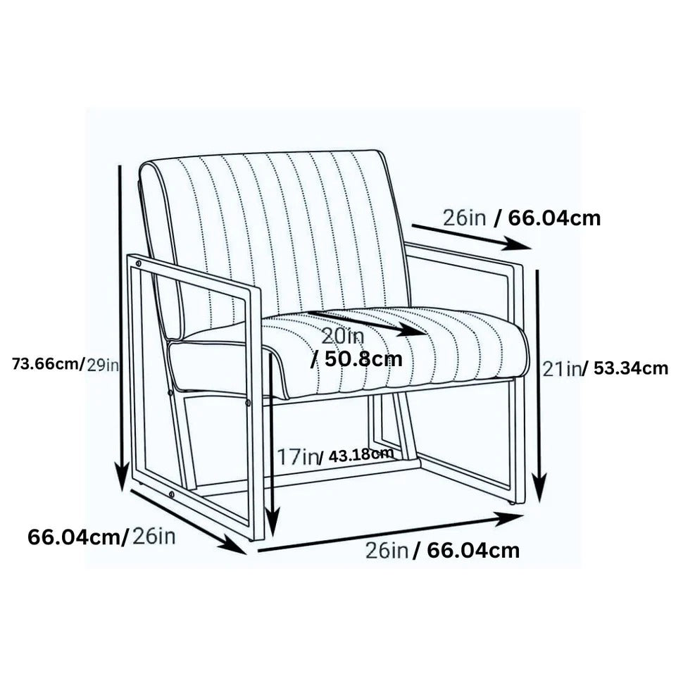 Moderner schwarzer Sessel mit Kunstlederbezug und goldfarbenem Stahlgestell