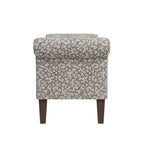 Conrad Floral Storage Ottoman Bench - Elirian