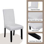 5-Piece Round Dining Set with Upholstered Chairs, 43-Inch Table - Elirian