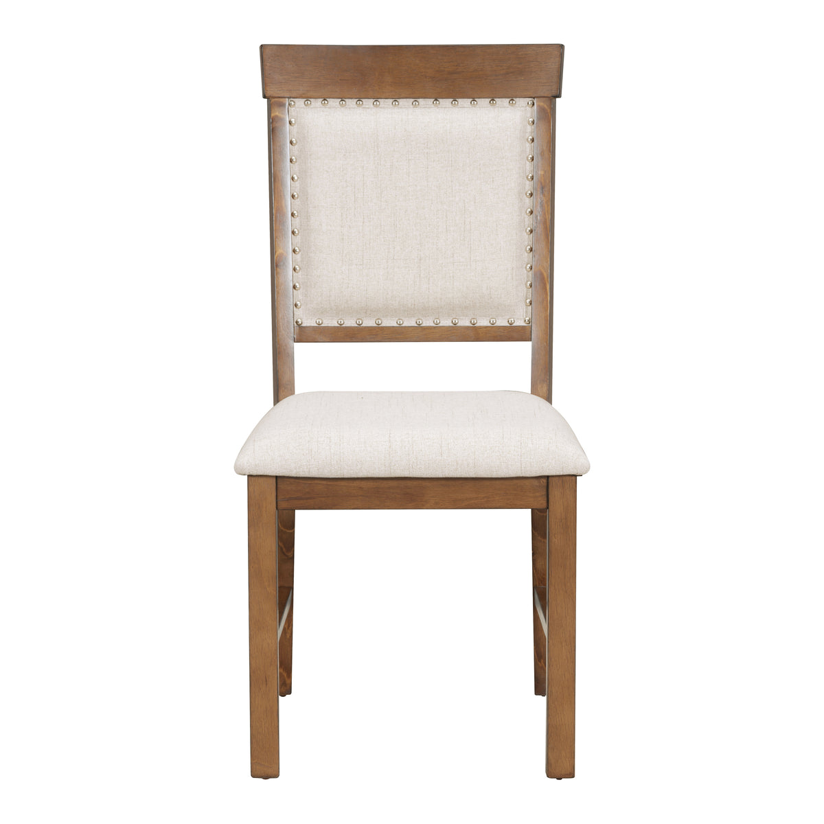 Retro Extendable Dining Set with 4 Upholstered Chairs, Walnut - Elirian